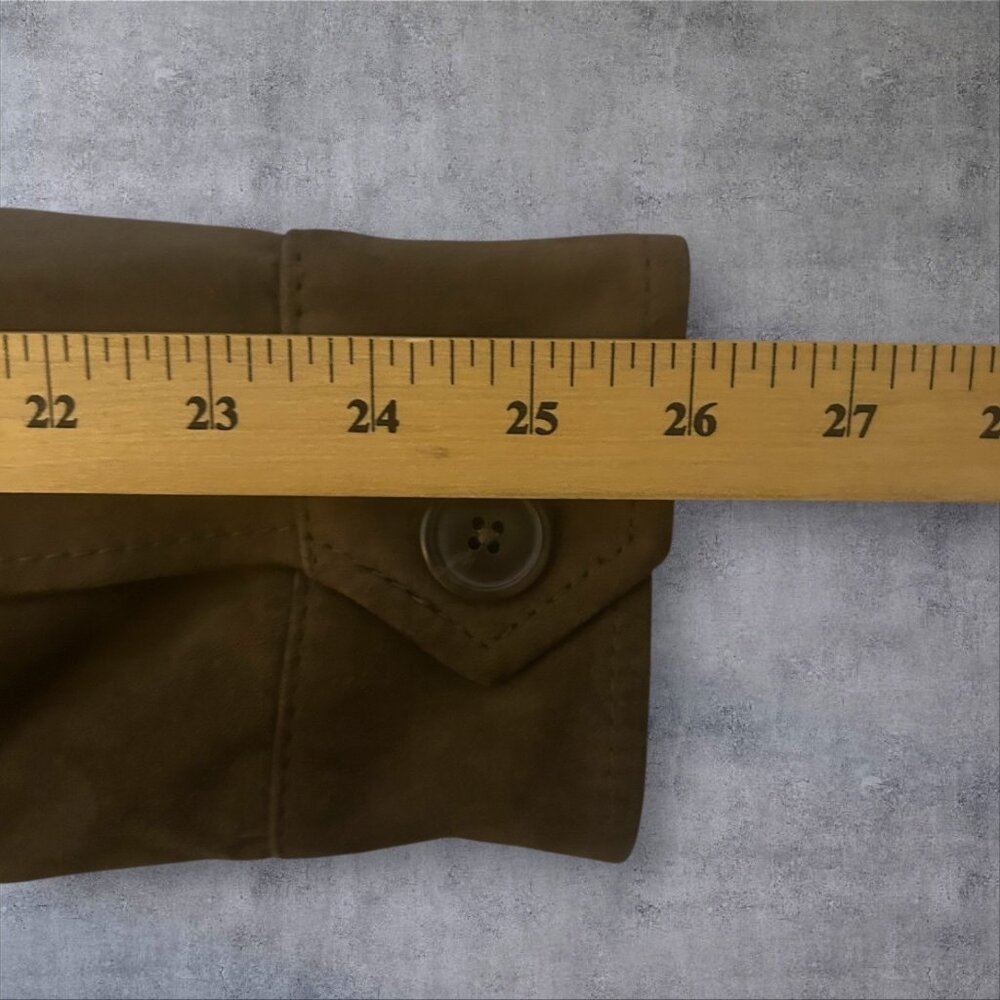 Cotton canvas field jacket w/ faux fur collar HIDDEN rain hoodie Eddie BAUER XL - Picture 16 of 16